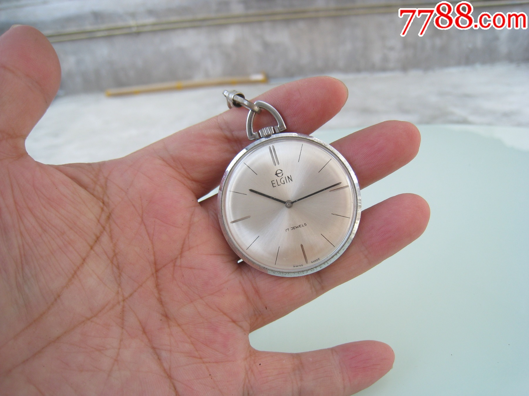 埃爾金7001瑞士懷表【手動(dòng)機(jī)械】男好品_價(jià)格410元_第3張_
