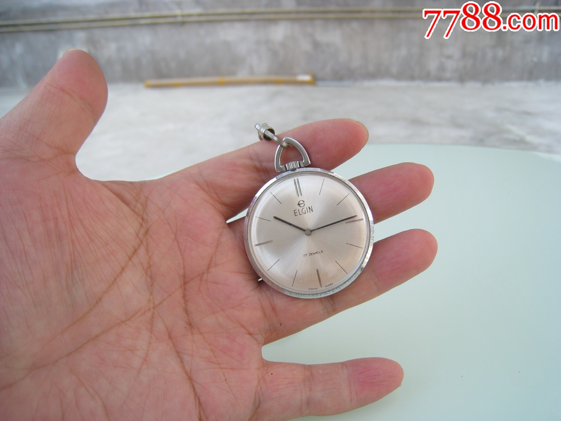 埃爾金7001瑞士懷表【手動(dòng)機(jī)械】男好品_價(jià)格410元_第6張_
