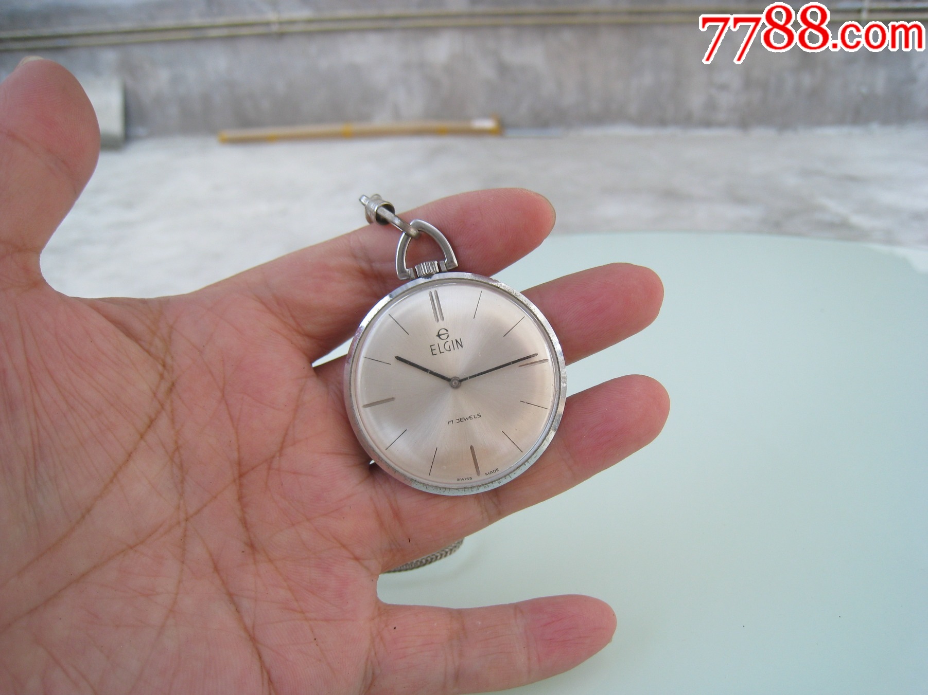 埃爾金7001瑞士懷表【手動(dòng)機(jī)械】男好品_價(jià)格410元_第7張_