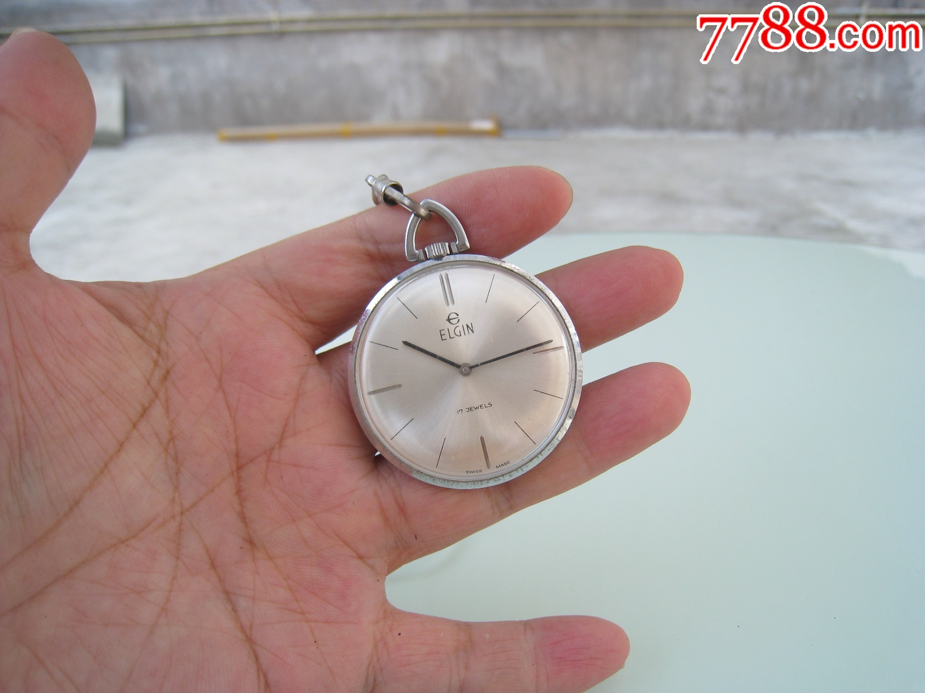 埃爾金7001瑞士懷表【手動(dòng)機(jī)械】男好品_價(jià)格410元_第8張_