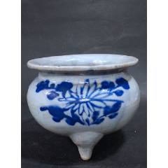 清代青花香炉-青花瓷-7788红宝书