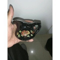 清同治粉彩茶壶提梁壶花开富贵多福寿瓷壶_旧瓷器_岁寒堂【7788