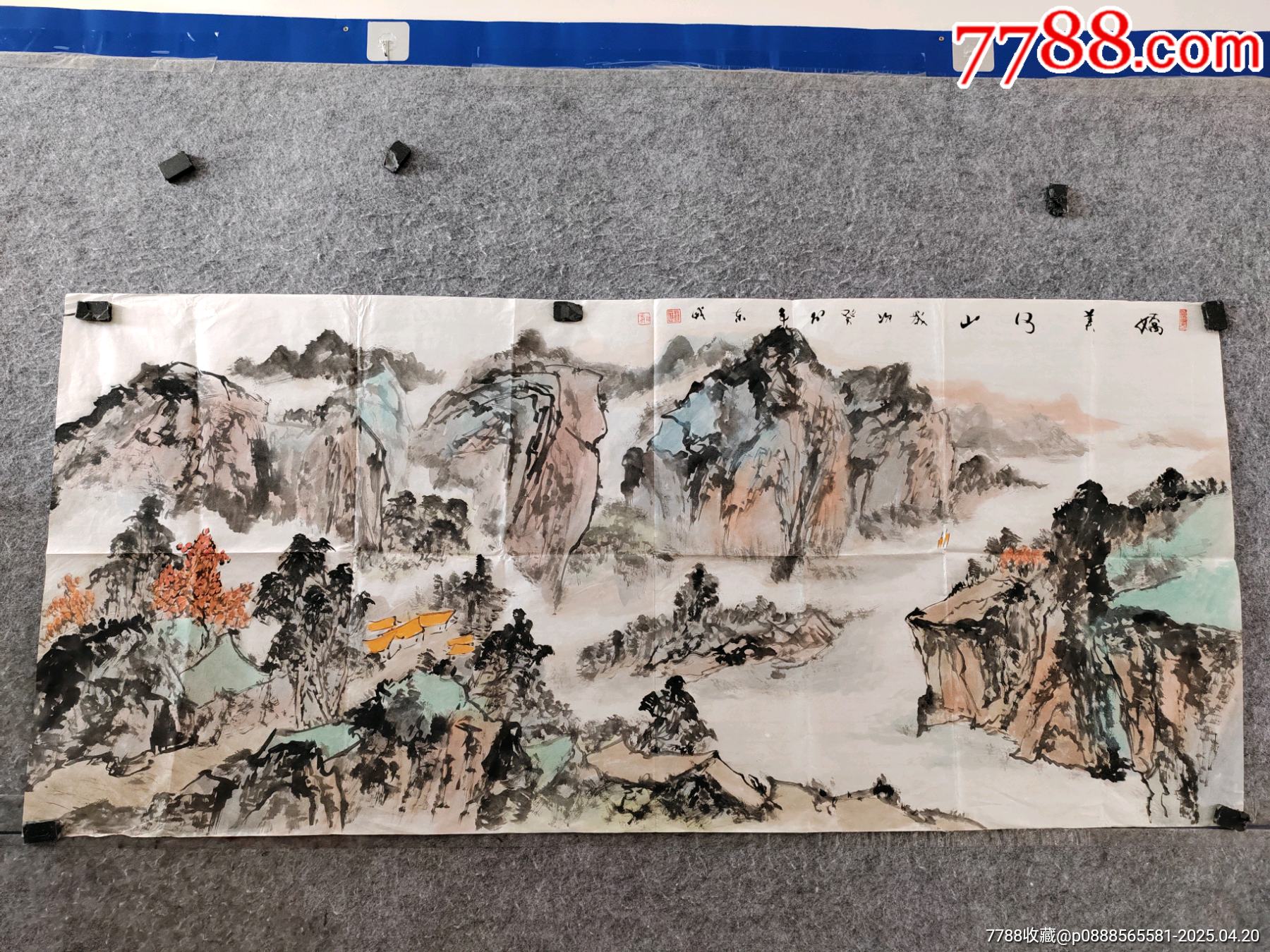 四尺整张写意山水,便宜卖了,王东戚山水_山水国画原作_懿诚美斋【7788收藏__收藏热线】