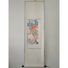 60号卷轴国画瓜果莲雾画心69×32cm作者：杨善深_花鸟国画原作_呈祥书画