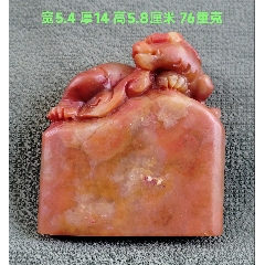 現(xiàn)代壽山石雕貔貅素章-￥390 元_壽山石印_7788網(wǎng)