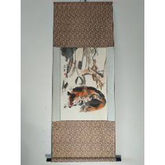 211號(hào)卷軸國(guó)畫(huà)狼畫(huà)心43×67cm作者：張朋-￥19,800 元_花鳥(niǎo)國(guó)畫(huà)原作_7788網(wǎng)