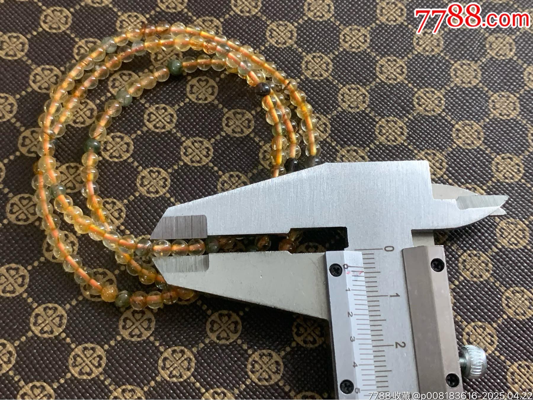 純天然金發(fā)晶多圈手串_價(jià)格31元_第6張_