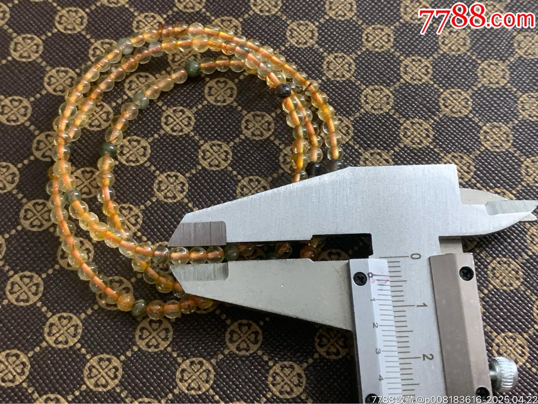 純天然金發(fā)晶多圈手串_價(jià)格31元_第7張_