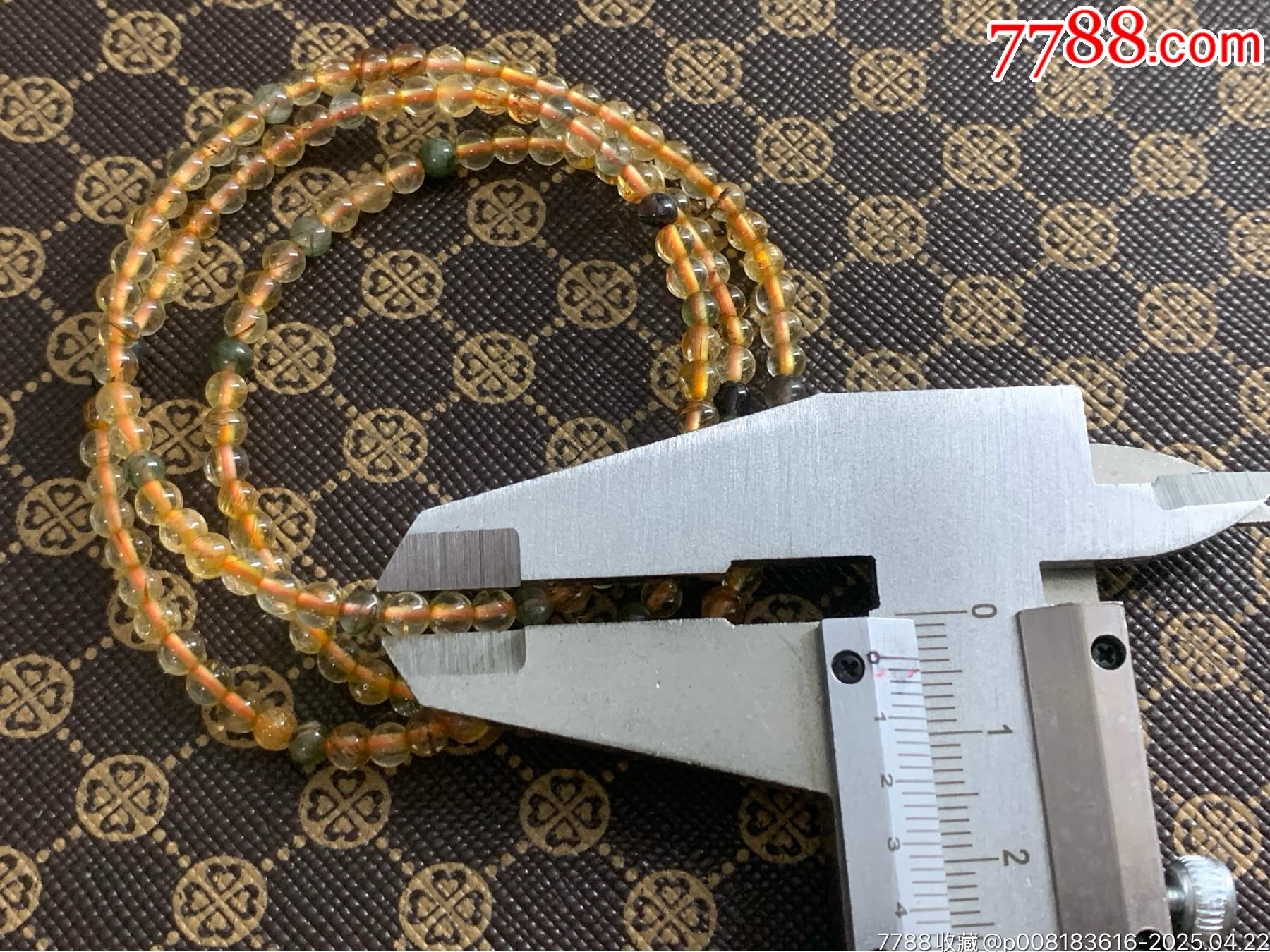 純天然金發(fā)晶多圈手串_價(jià)格31元_第8張_