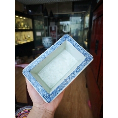 清中期.青花.花卉.镂空.水仙盆.瓷器_青花瓷_吾铭居【7788红宝书】