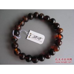 28118J033直徑約1.1厘米11.7克23粒撫順琥珀圓珠手串_遼南博雅齋