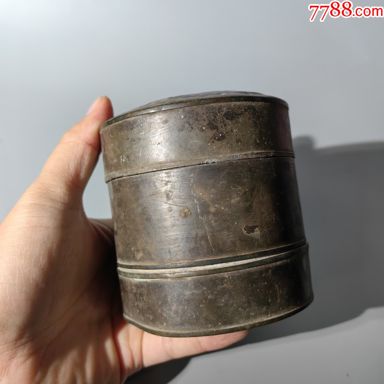 清末錫粉盒包老錫器錫壺錫爐錫盤錫罐錫盒錫茶葉筒錫雜件_價(jià)格180元【清茗敘瓷丶】_第7張_7788收藏__收藏?zé)峋€