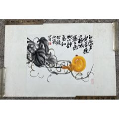 清代著名女画家马荃绢本花鸟画镜片_花鸟国画原作_作品欣赏_收藏价值_