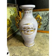 中国古玩 洪憲年製 花瓶 粉彩 時代物 中国美術 1916年 f444