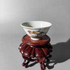 老梅図粉彩壺 花生 】 高38cm ～明治陶工 M0117C（清乾隆粉