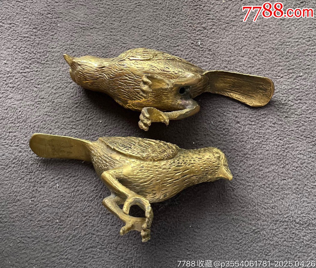 20240707J73一對(duì)兒厚重的銅鳥(niǎo)_價(jià)格150元【遼南博雅齋】_第6張_7788收藏__收藏?zé)峋€
