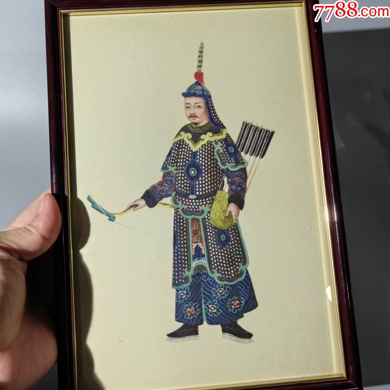 創(chuàng)匯外銷人物畫一對(duì)包老老字畫手繪國(guó)畫日本畫工筆山水人物_價(jià)格750元【清茗敘瓷丶】_第6張_7788收藏__收藏?zé)峋€