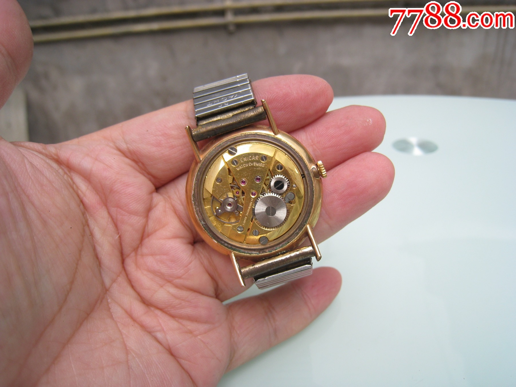 英納格1010包金瑞士表【手動機械】男_價格660元_第13張_