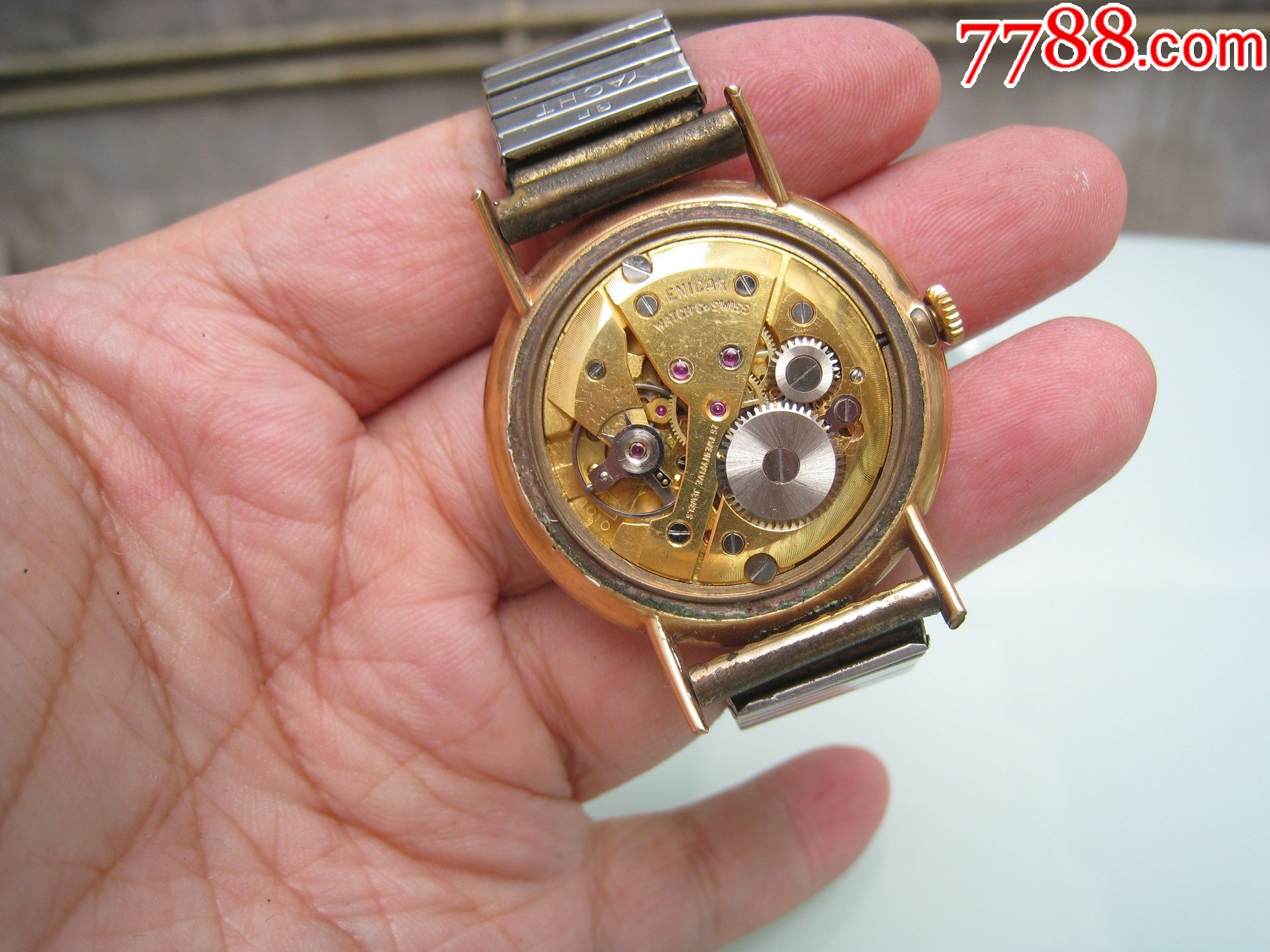 英納格1010包金瑞士表【手動機械】男_價格660元_第14張_