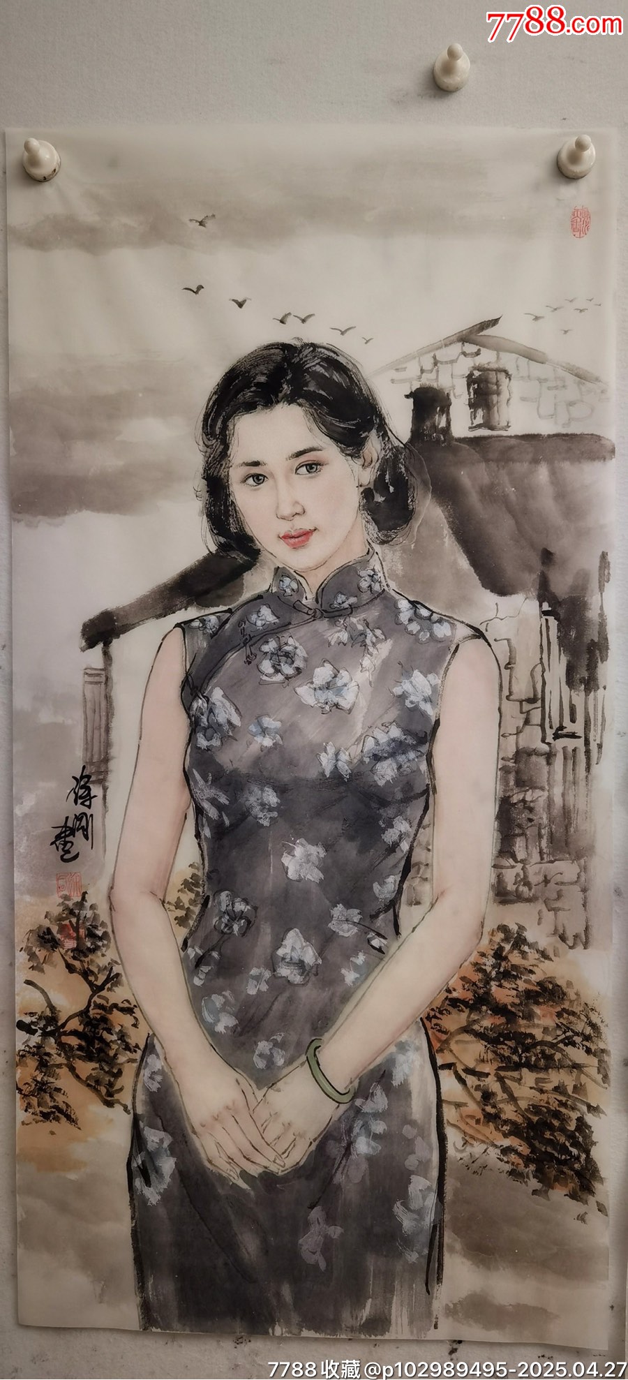 徐剛（仕女圖）_價格5500元_第1張_7788收藏__收藏?zé)峋€