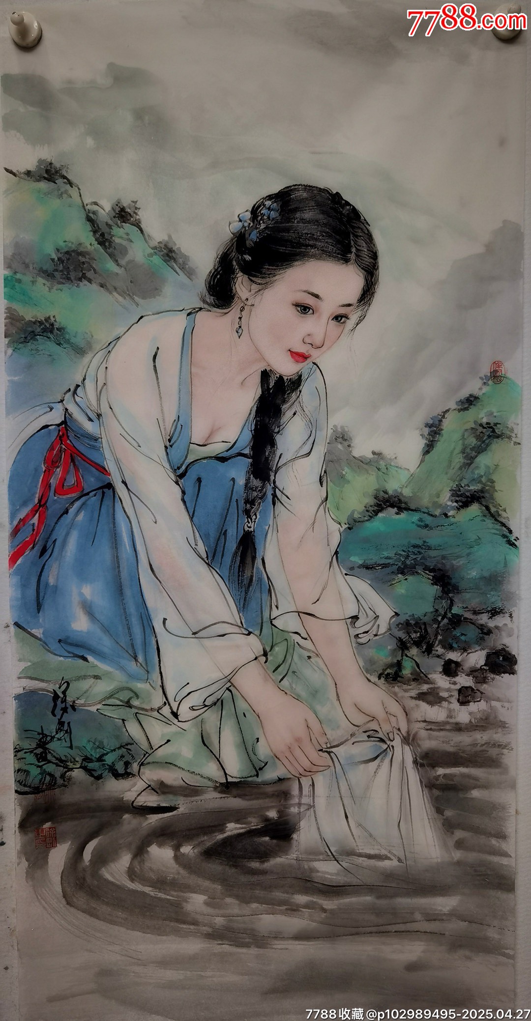 徐剛（仕女圖）_價格5500元_第3張_7788收藏__收藏?zé)峋€
