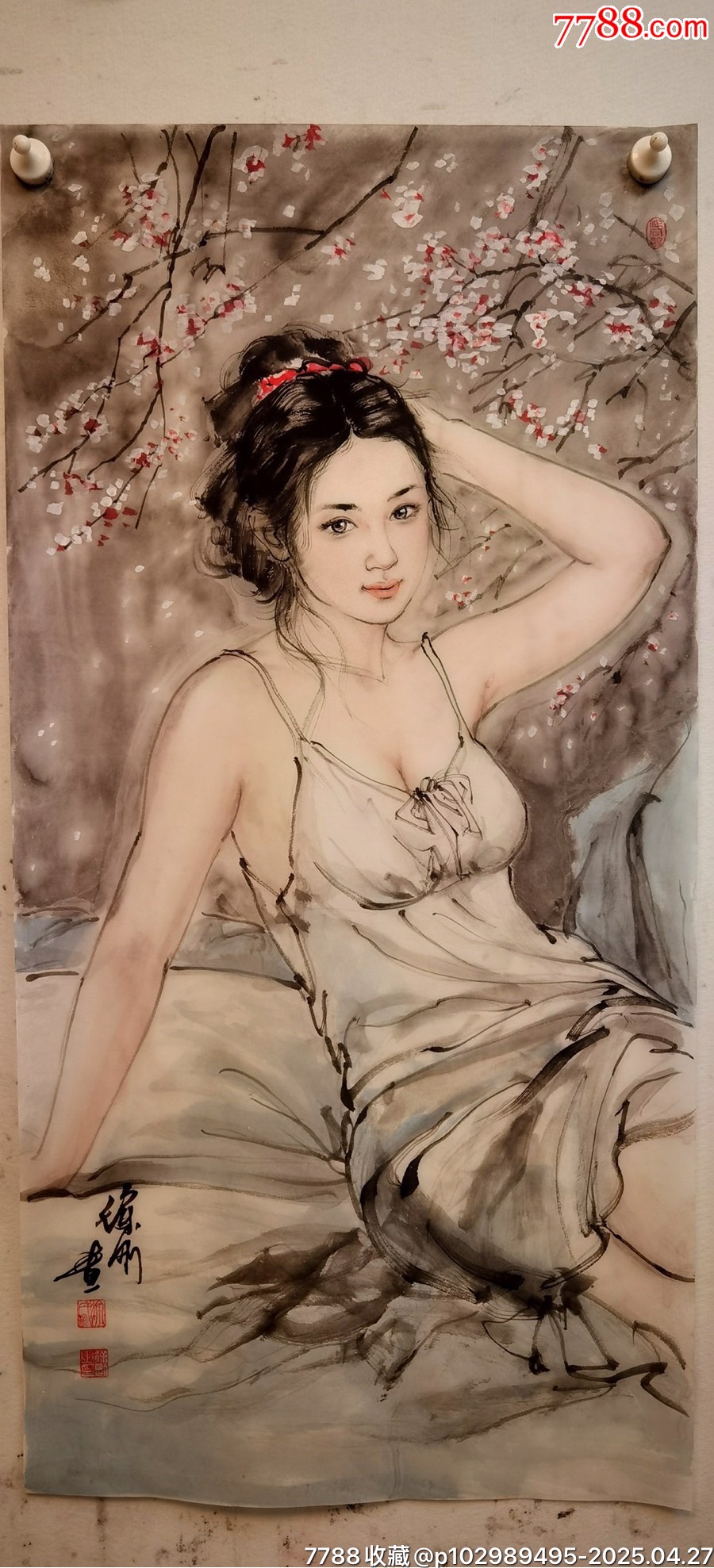 徐剛（仕女圖）_價格5500元_第5張_7788收藏__收藏?zé)峋€