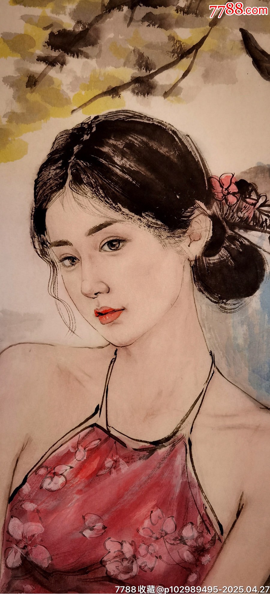 徐剛（仕女圖）_價格5500元_第10張_7788收藏__收藏?zé)峋€