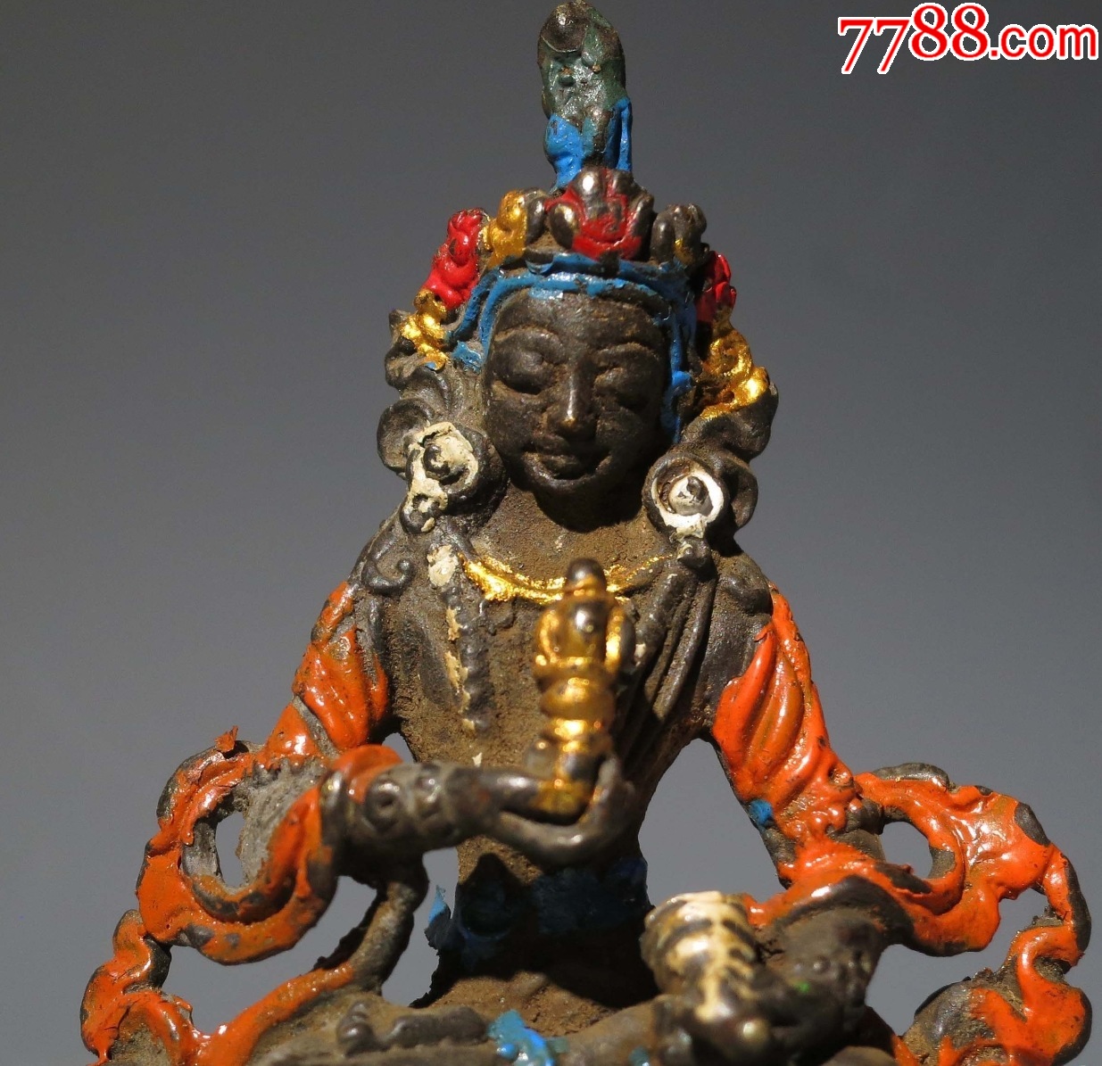 彩塑：金剛菩薩銅造像（聞德評(píng)級(jí)：85分）_價(jià)格398元【優(yōu)品好店】_第5張_7788收藏__收藏?zé)峋€