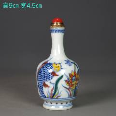 銀製龍紋鼻煙壺 雍正年制款青花龙纹鼻烟壶''YONG ZHENG NIAN ZHI'' BLUE AND