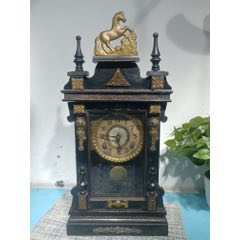 清代進(jìn)口老座鐘，德國(guó)造。周邊全是銅包起來(lái)的。實(shí)物特別大氣！走時(shí)精準(zhǔn)，發(fā)條特別有勁-￥1,700 元_座鐘/落地鐘_7788網(wǎng)