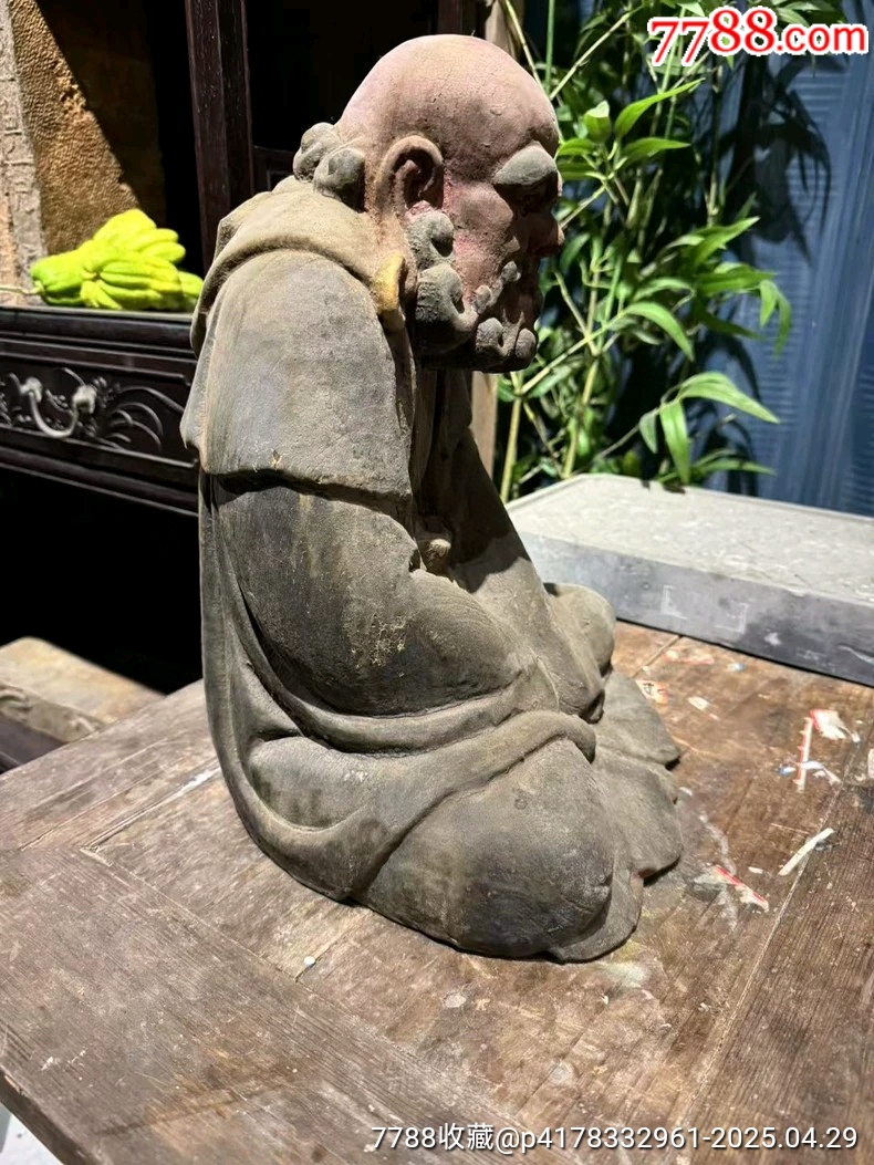古玩舊藏達(dá)摩祖師造像_價(jià)格3500元_第3張_7788收藏__收藏?zé)峋€