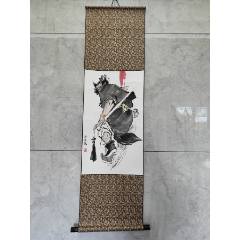1945號(hào)卷軸國畫寫意人物鐘馗鐘馗圖畫心69×40cm作者：王西京(se106419127)_呈祥書畫苑