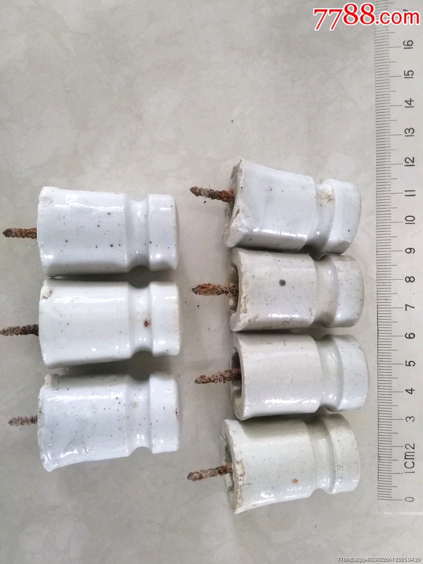 7個二手用過瓷葫蘆電瓷瓶老物件瑕疵難免全部發(fā)近距離極兔快遞！_價格50元【鞏昌雄鎮(zhèn)】_第2張_7788收藏__收藏?zé)峋€