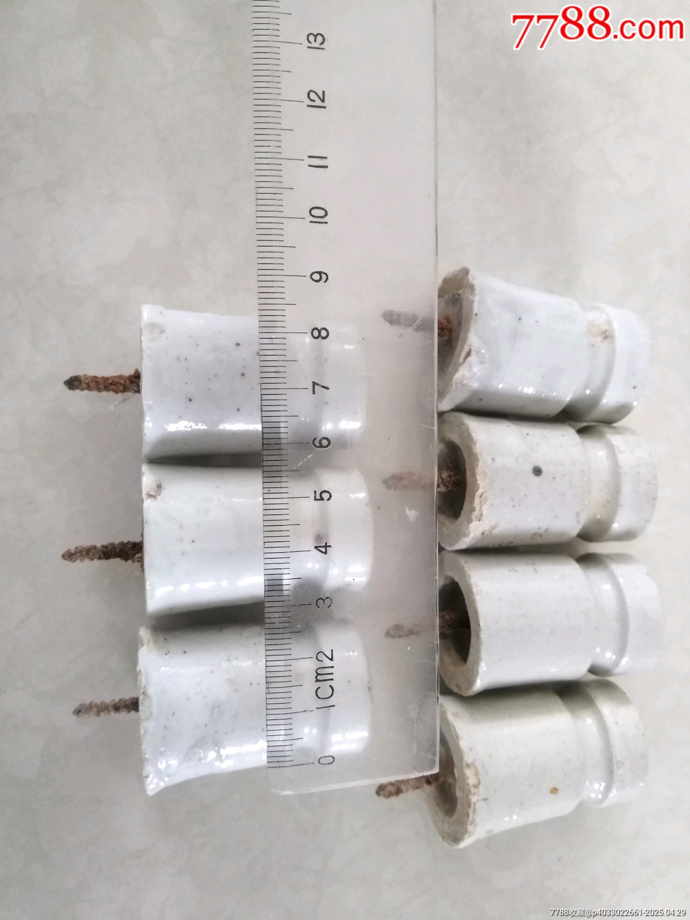 7個二手用過瓷葫蘆電瓷瓶老物件瑕疵難免全部發(fā)近距離極兔快遞！_價格50元【鞏昌雄鎮(zhèn)】_第3張_7788收藏__收藏?zé)峋€