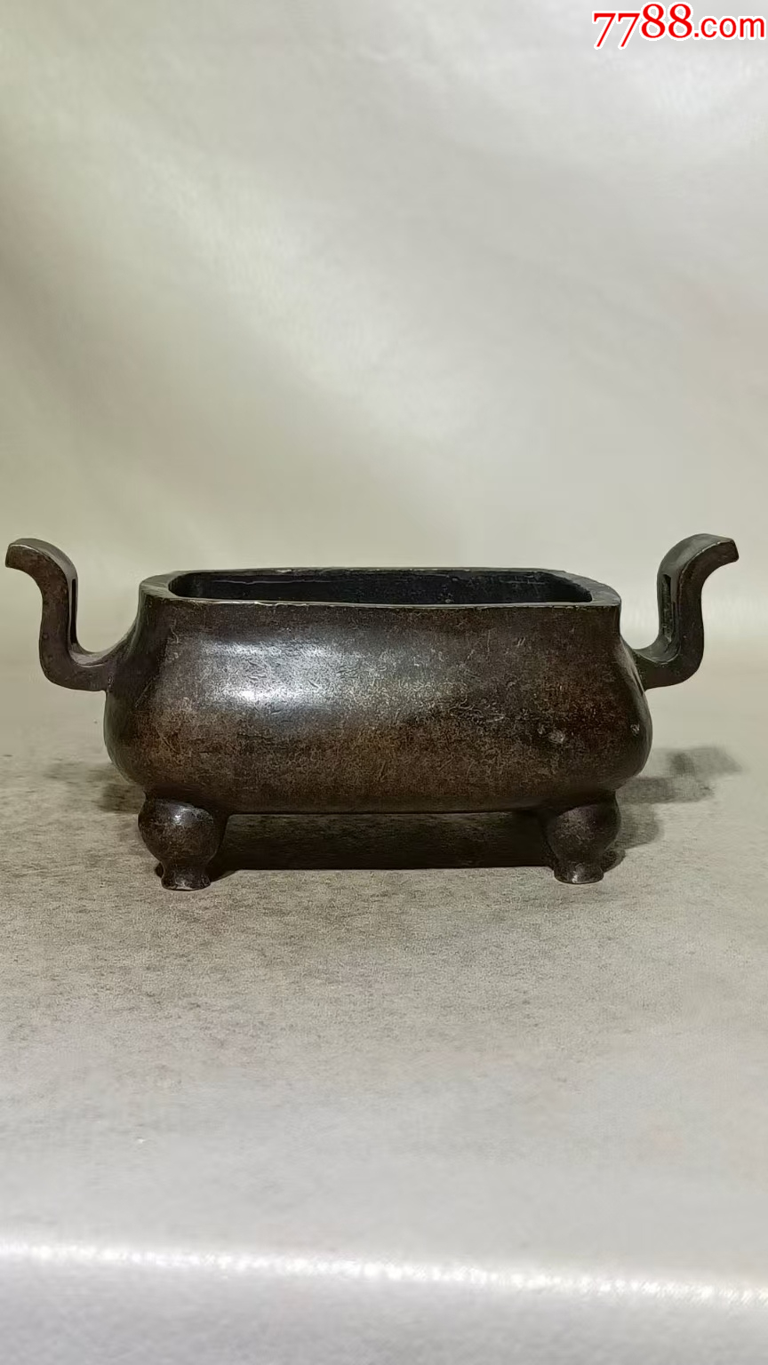 明金箓大醮坛用四足双耳铜炉-铜炉-7788红宝书