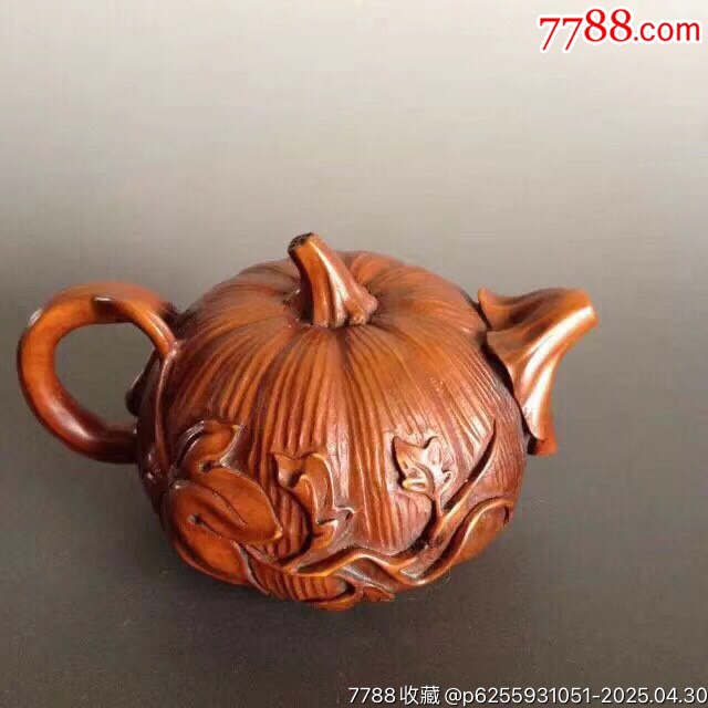 32353J0043黃楊木精雕如意、瑞獸、南瓜壺_價(jià)格4500元【遼南博雅齋】_第9張_7788收藏__收藏?zé)峋€