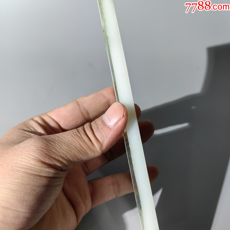 民國琉璃花鳥鎮(zhèn)尺包老老琉璃牌子掛墜把件帶板扳指飾品盤子筆_價格750元【清茗敘瓷丶】_第5張_7788收藏__收藏熱線
