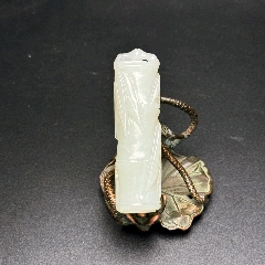明清老玉和田玉龙骨手链-和田玉-7788红宝书