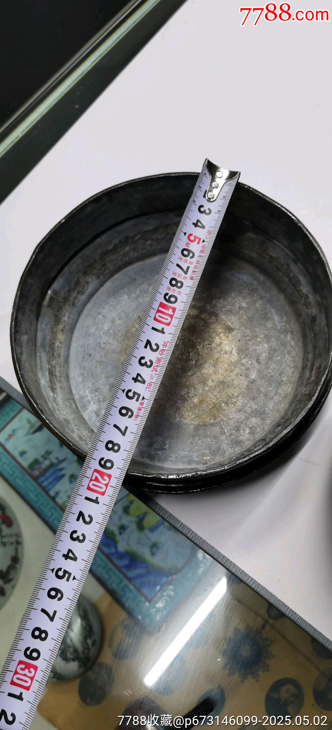 古玩舊藏清代滿工鏨刻花卉白錫盒_價格2600元【雷雷的店】_第5張_7788收藏__收藏?zé)峋€