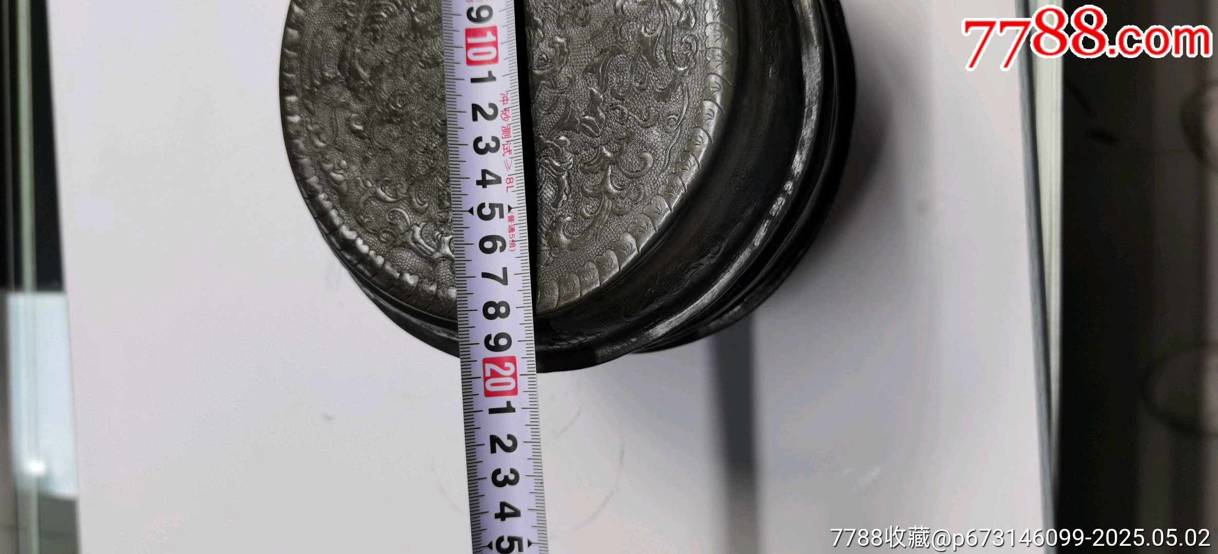 古玩舊藏清代滿工鏨刻花卉白錫盒_價格2600元【雷雷的店】_第8張_7788收藏__收藏?zé)峋€