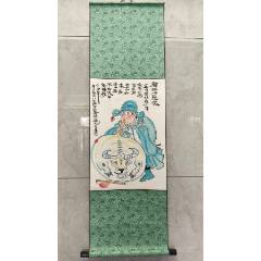 2551號(hào)卷軸國畫漫畫人物韓湘子造像畫心63×34cm作者：李燕(se106467247)_呈祥書畫苑