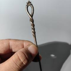 清末麻花銀簪子包老銀帽花銀釵銀掛件銀首飾銀鐲銀戒指_清茗敘瓷丶