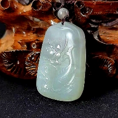 美品 和田玉糖色 貔貅手把件 87mm 226g｜商品番号6830 和田玉糖玉貔貅手把件，新疆且末料貔貅，油润度好，满糖色貔貅。-和田