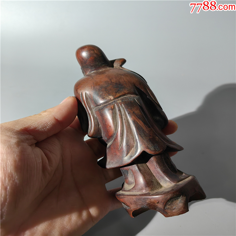 民國(guó)硬木雕人物像包老木器箱子盒子盤(pán)子柜子木碗木雜件木佛_價(jià)格280元【清茗敘瓷丶】_第5張_7788收藏__收藏?zé)峋€