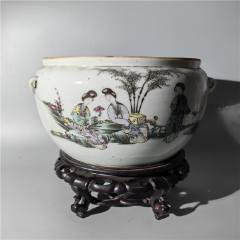 民國粉彩仕女罐茶器茶具杯子壺承蓋置湯吞茶盤茶托茶盞蓋碗(se106520417)_清茗敘瓷丶
