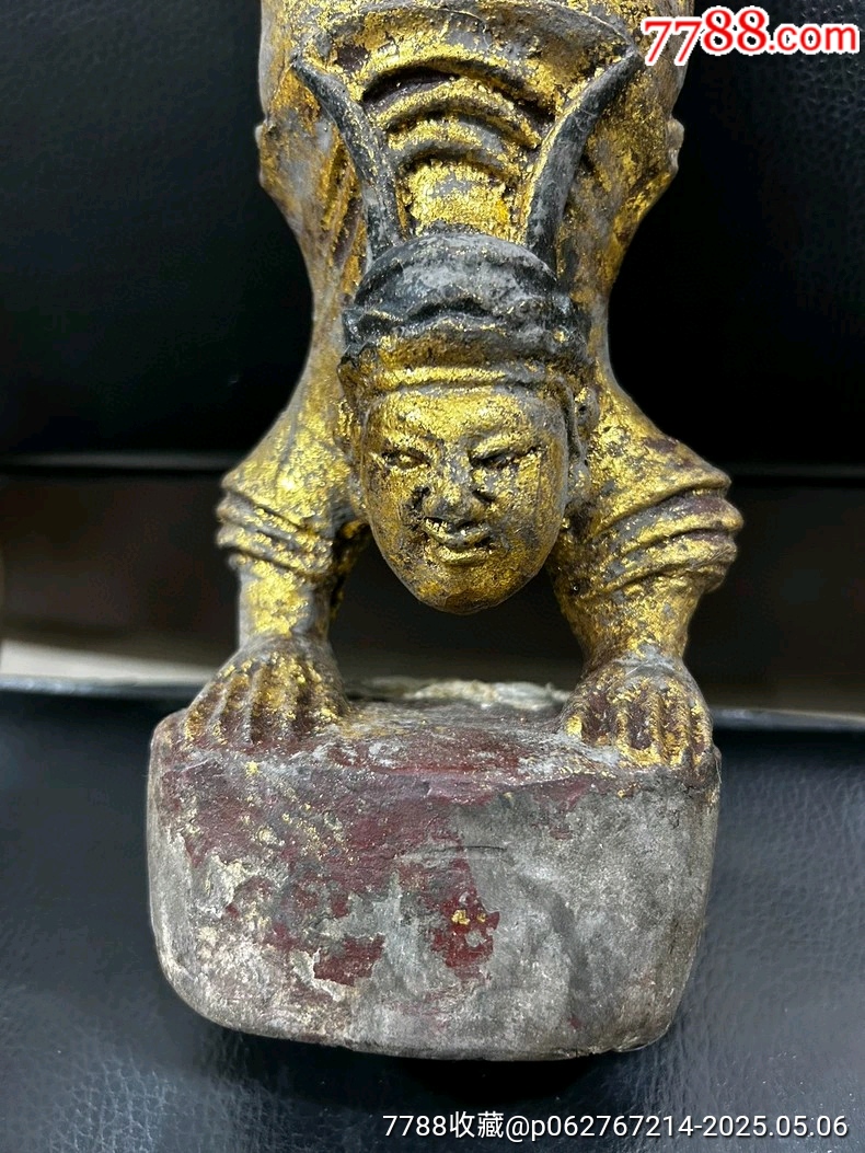 古玩舊藏張五郎描金木雕像_價(jià)格2680元【雷雷的店】_第3張_7788收藏__收藏?zé)峋€