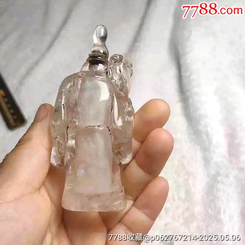 古玩舊藏白水晶福祿壽鼻煙壺_價格3600元【雷雷的店】_第3張_7788收藏__收藏熱線