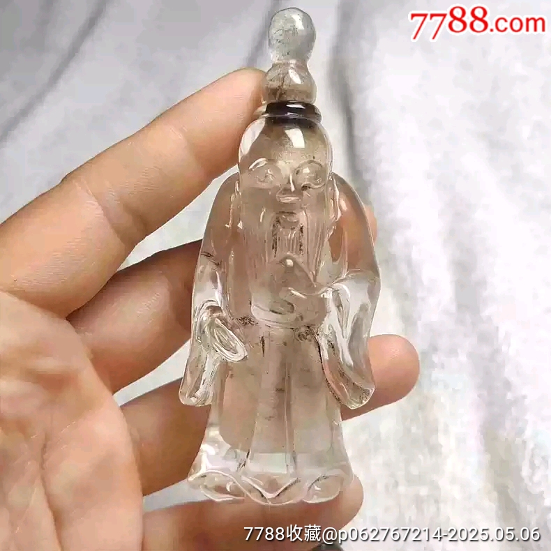 古玩舊藏白水晶福祿壽鼻煙壺_價格3600元【雷雷的店】_第4張_7788收藏__收藏熱線
