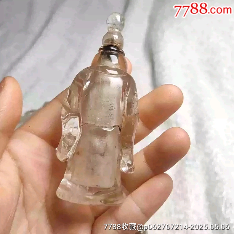 古玩舊藏白水晶福祿壽鼻煙壺_價格3600元【雷雷的店】_第5張_7788收藏__收藏熱線