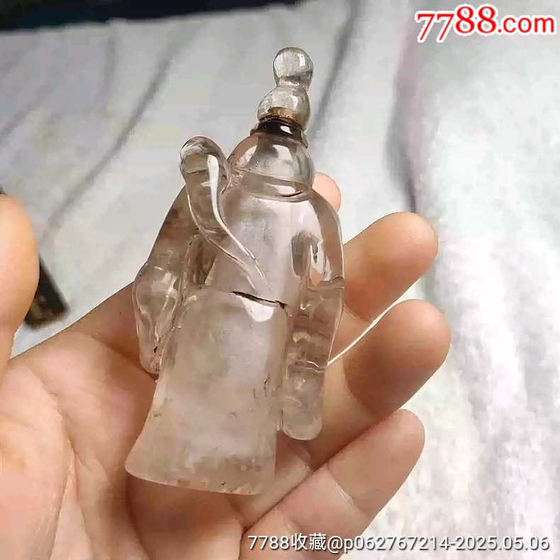 古玩舊藏白水晶福祿壽鼻煙壺_價格3600元【雷雷的店】_第7張_7788收藏__收藏熱線
